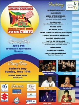 Jamaica Ocho Rios Jazz Festival 2012, June 09-17