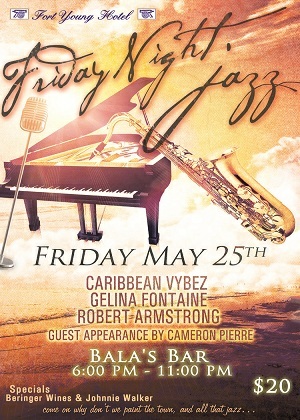 Friday Night Jazz, Fort Young Hotel, Dominica, May 25  2012