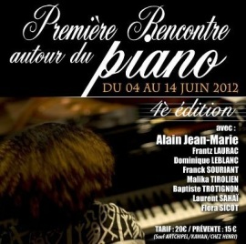 Première Rencontre autour du piano, June 04-14, Guadeloupe